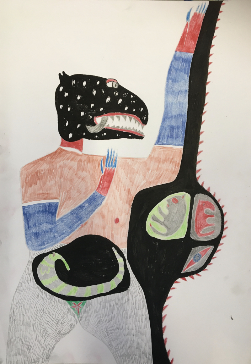 I draw, so I feel